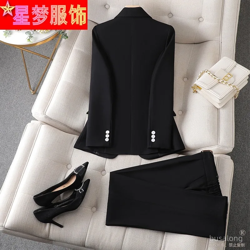 Women's Suit Set Autumn Slim Fit Elegant Professional Wear Sales Office4SStore Hotel Manager Suit Workwear Professional