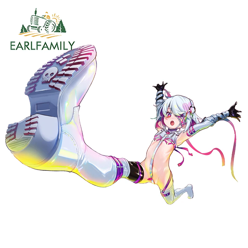 

EARLFAMILY 13cm x 8.8cm for Dohna Dohna Personality Decal Creative VAN Stickers Fashion Occlusion Scratch Car Sticker Decoration