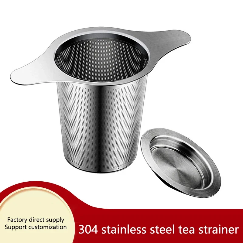 Stainless Steel Tea Infuser with Handle Fine Mesh Loose Leaf Tea Diffuser Hanging Design for Teapots And Mugs