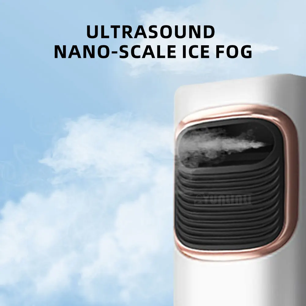 5G Air Conditioner Fan, Upright Home Water-Filled Cooling Fan, Portable Dual-Purpose Air Conditioner (Heating and Cooling)