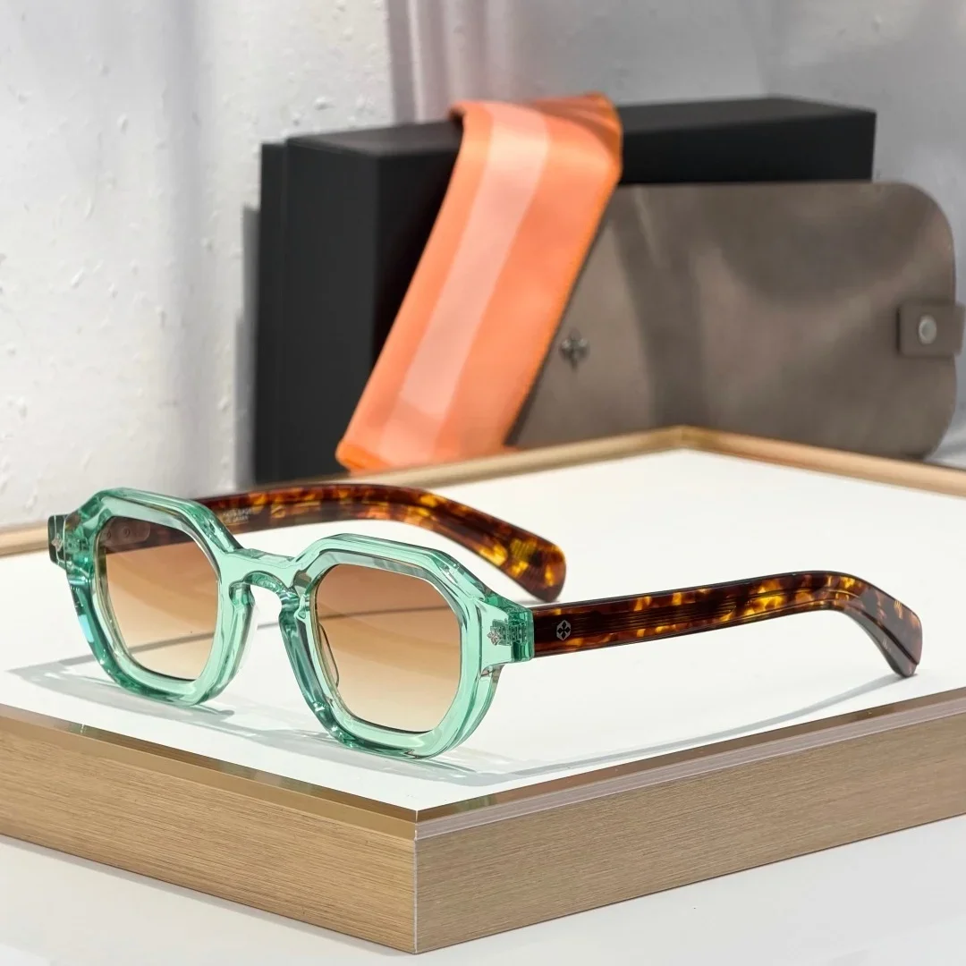 ST ALMACH 44-26 Top Quality Mens Sunglasses For Women Retro Trend Luxury Acetate Titanium UV400 Designer Sunglasses Frame