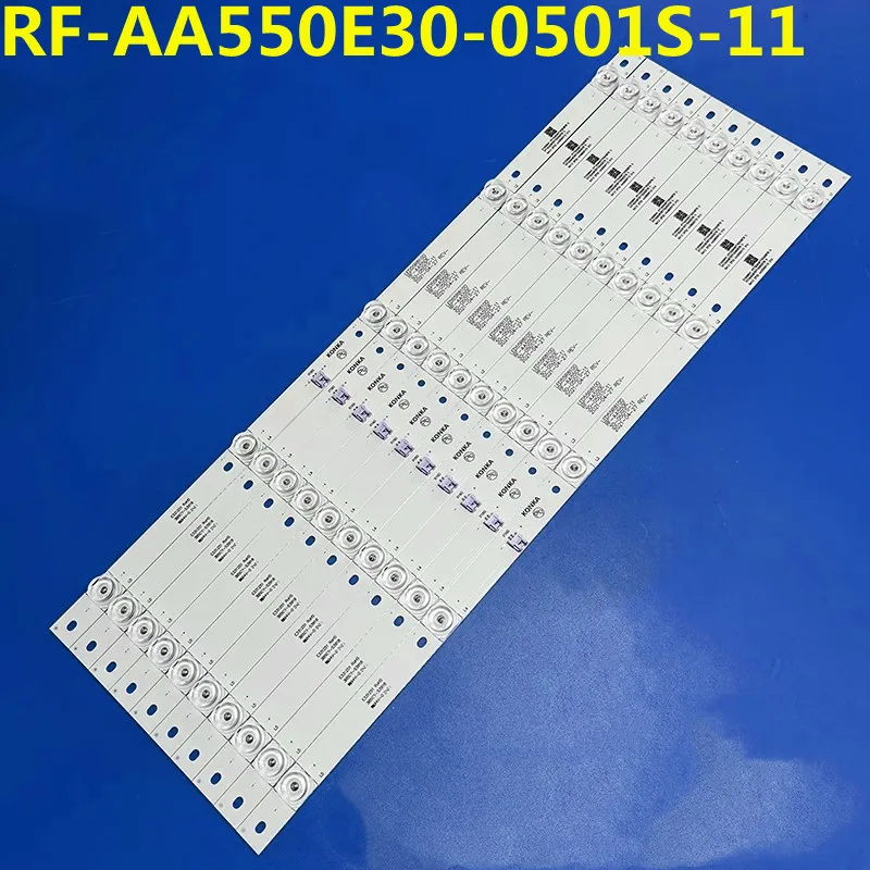 10PCS LED Backlight Strip For RF-AA550E30-0501S-11 LED55SN2 LFD5571 LED55X8 LED55M1 55P9 55T1 LED55K35U  LED55R8100