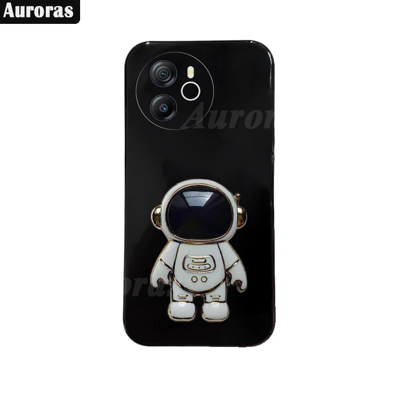 Auroras For Blackview Shark 8 Cover Astronaut Holder Ultra-Thin Smooth Silicone Soft Shell For Blackview Shark8 Phone Case