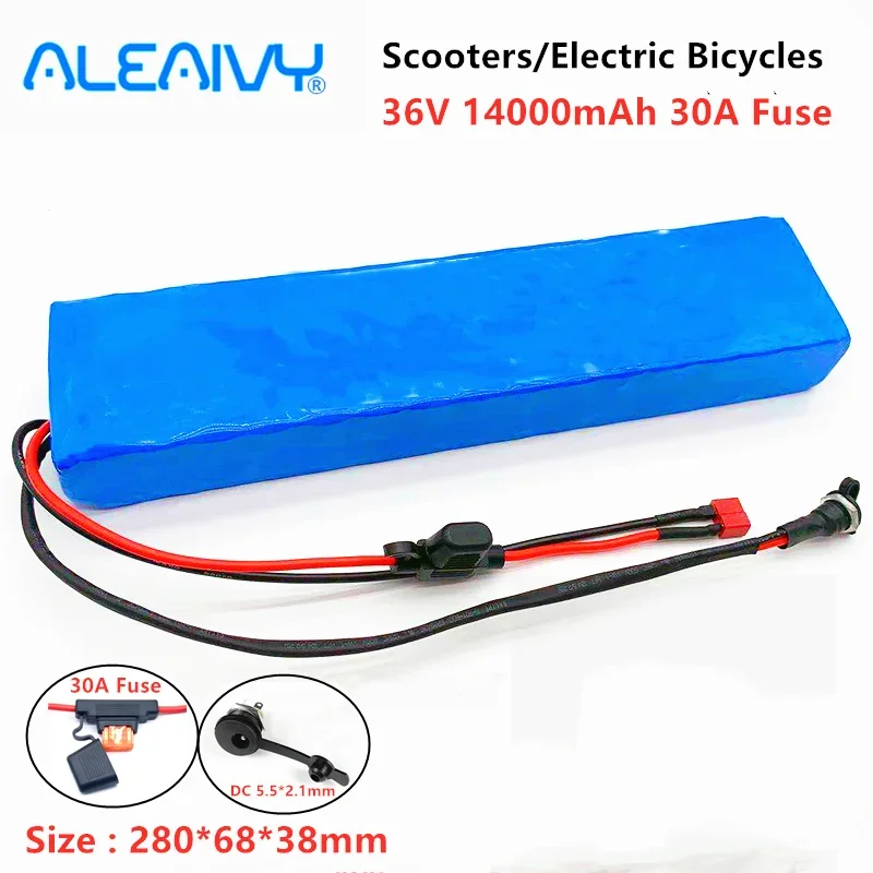 

Ebike 36V 14Ah Battery E-bike Battery Pack 18650 Li-Ion Battery 500W High Power and Capacity 36V Fiido D2 D4s Motorcycle Scooter