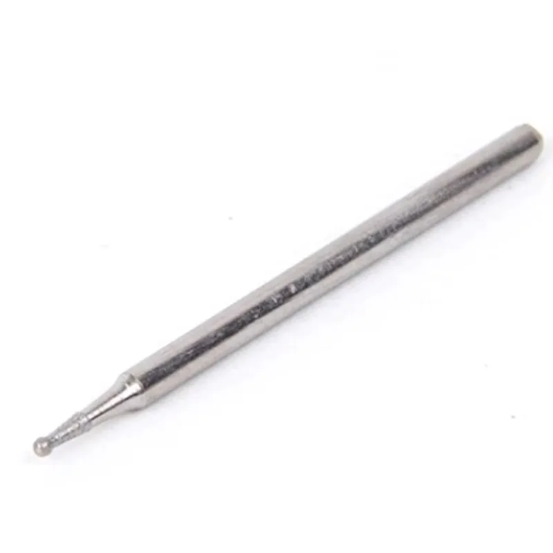 11 Teile/satz Diamant Schleifen Nadel Kopf Cutter Jade Schnitzen Werkzeuge Gravieren Rotary Sphärische Grat Werkzeug 2,35mm Schaft Runde ball – Detail 8