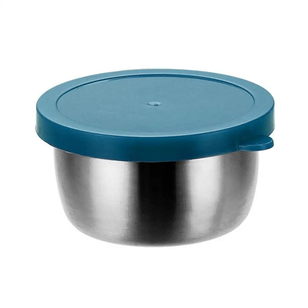 كوب سلطة مانع للتسرب، غطاء سهل الفتح، حاوية بهار من الفولاذ المقاوم للصدأ، أكواب للوجبات الخفيفة مع لسلطة التوابل #5