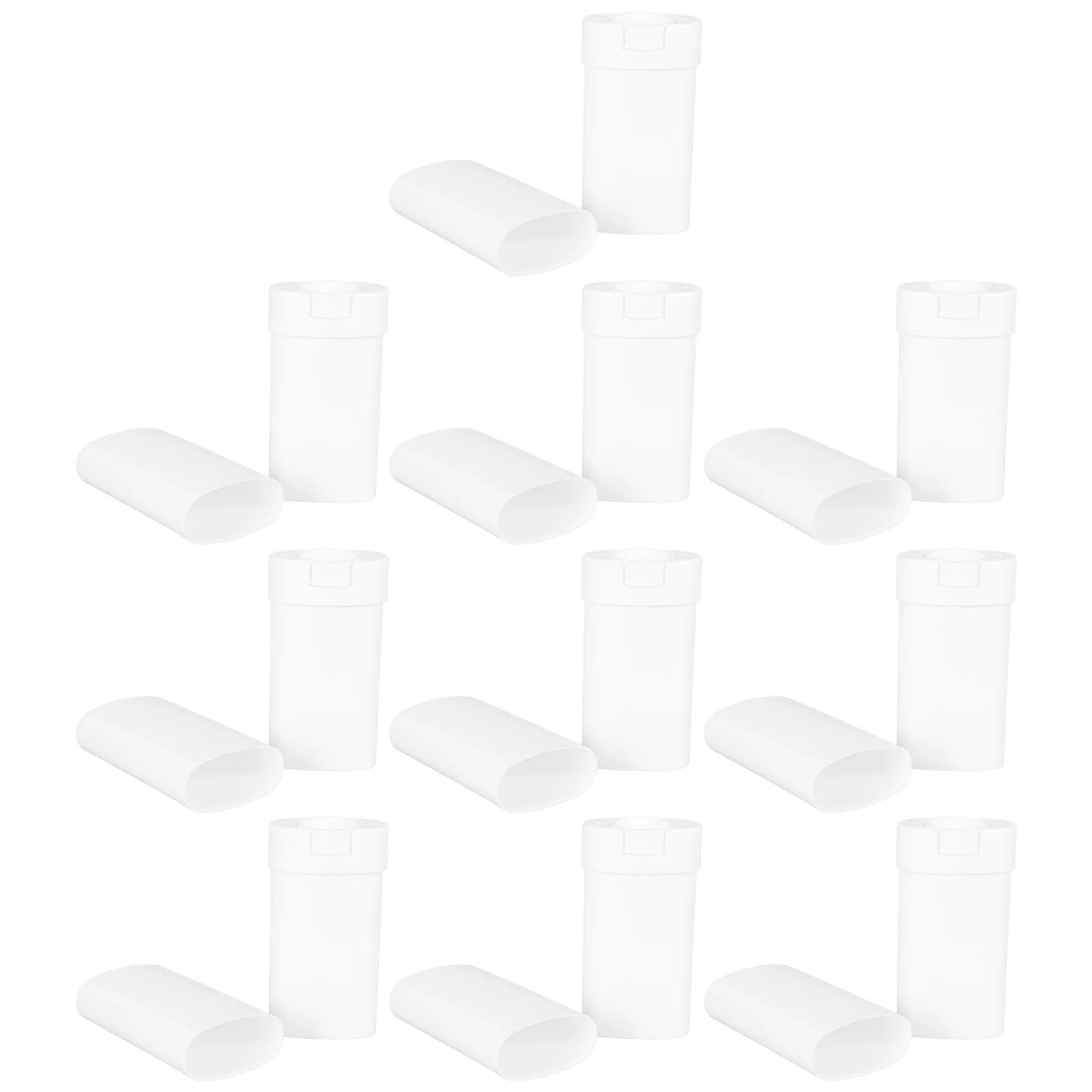 10 pz Tubo Anti-Perspirante Crema Per Il Corpo Bottiglie Sotto Contenitore di Plastica Portatile Per Unguenti Lozioni Deodorante Multiuso