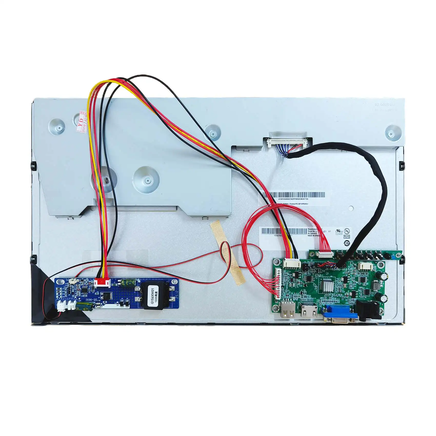 高輝度液晶画面 15.6 インチ G156XW01-1000 1366x768 画面 LCD ドライバーボード付き