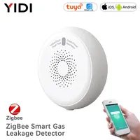 Smart ZigBee Gas Leakage Detector Combustible Sensor Tuya Smart Home Security Alarm System Smart Life Tuya App Compatible Remote