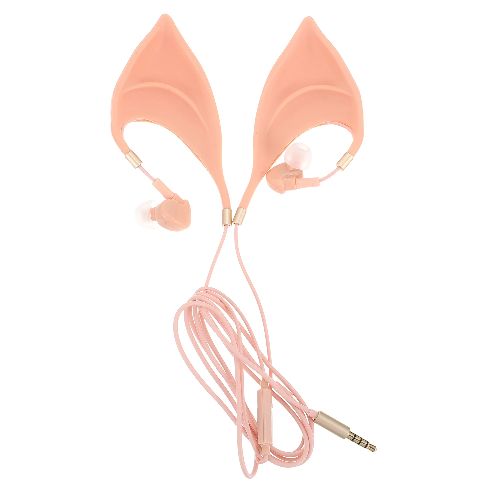 

Wire Control Headphones In Ear Gaming Earphone Wired Earbuds Compatible 35mm Jack Microphone Silicone Comfortable Music
