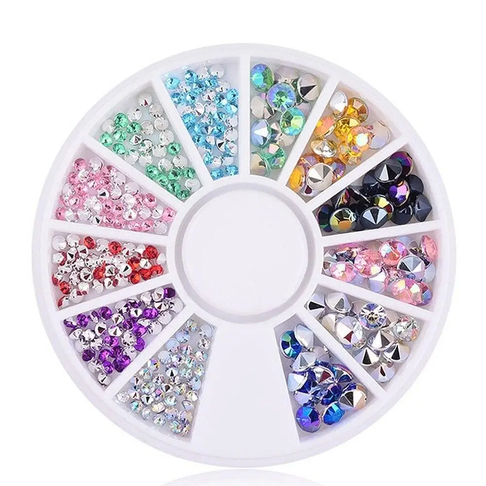 Mixed Color Chameleon Nail Rhinestone Glitter Small Irregular Beads for Nail Art 3D Decoration Stone in Wheel DIY Tips view 6