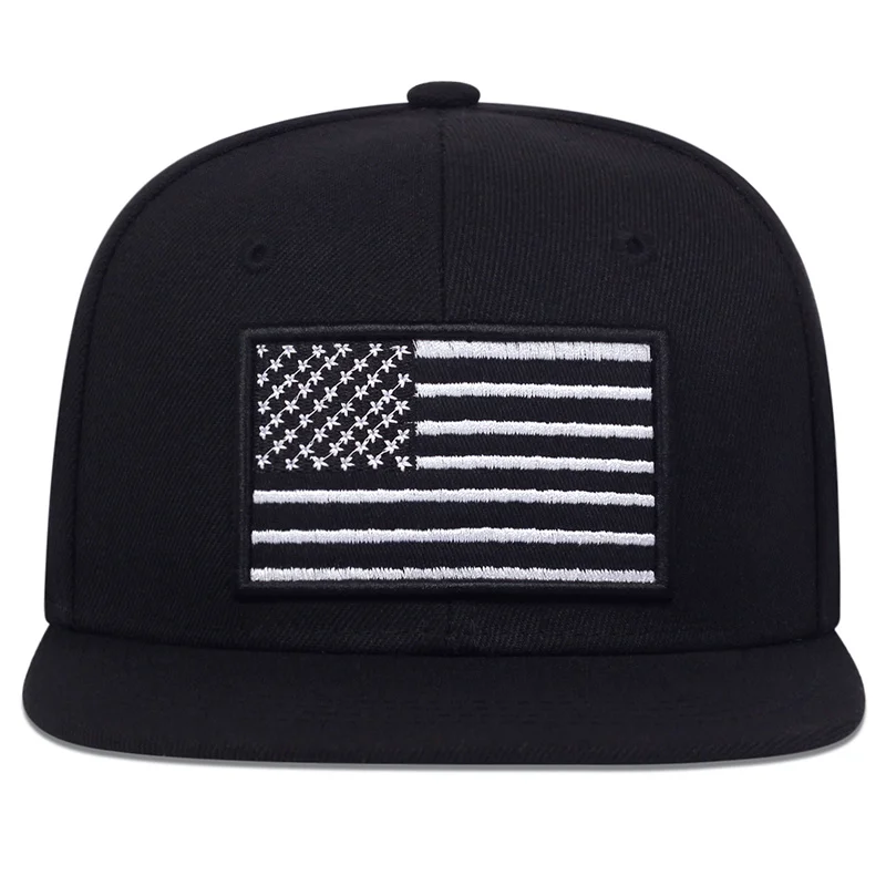 Fashion Men American Flag baseball Cap Cotton snapback Caps Back USA embroidery hip hop hat sports leisure Trucker hats gorras