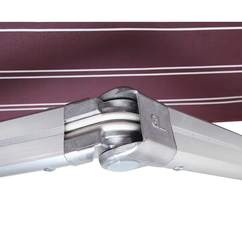 Competitive Price Aluminum Alloy Sunshade Manual Retractable Sunshade Wall Fixed Retractable Folding Arm Balcony Sunshade