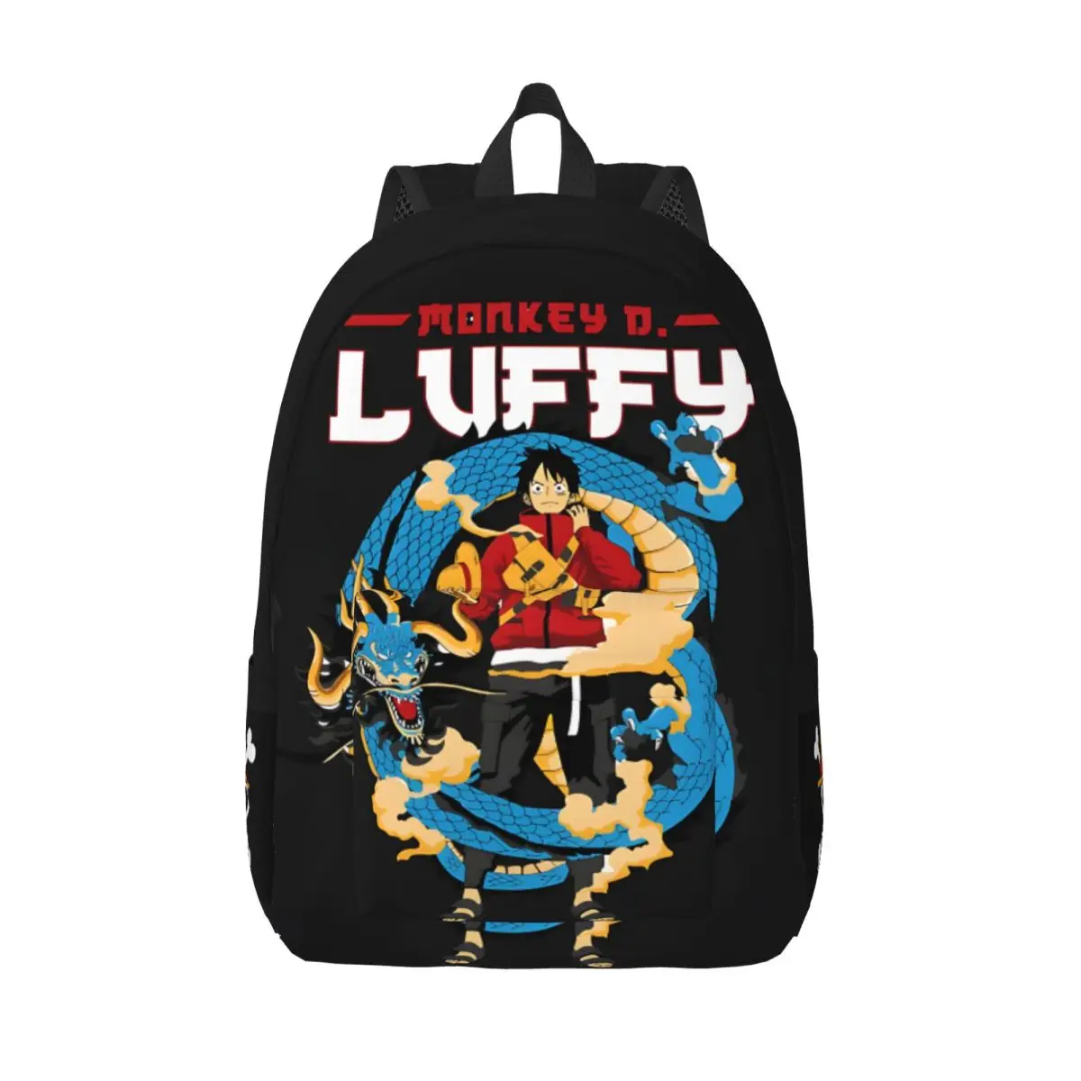 Back To School Gift Luffy With Kaido Multi Compartment Bookbag ONE PIECE Multi-Function Male Lady Bookbag High School