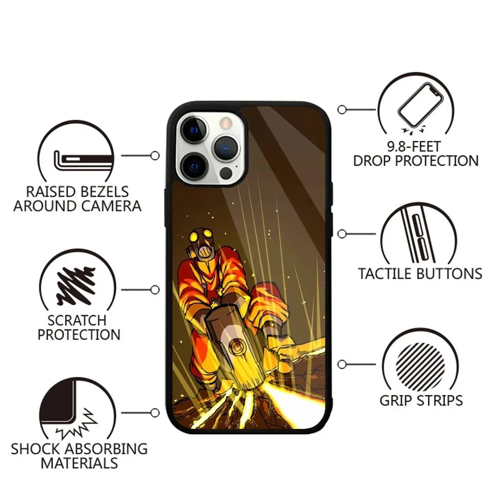 Team F-Fortress 2 Game Phone Case For iPhone 15,14,13,12,11,Plus,Pro,Max Mini Magsafe Magnetic Wireless Charging