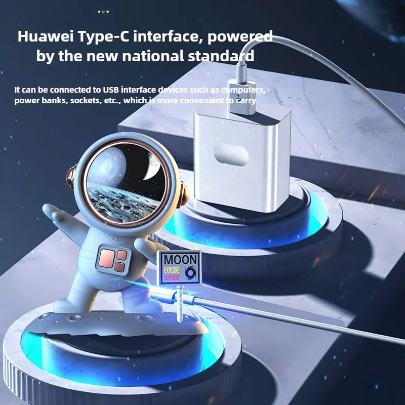 مكبر صوت بلوتوث على شكل رائد فضاء مزخرف لسطح المكتب موسيقى HIFI مع جودة صوت جيدة 5.0 رقاقة واجهة USB هدية العيد