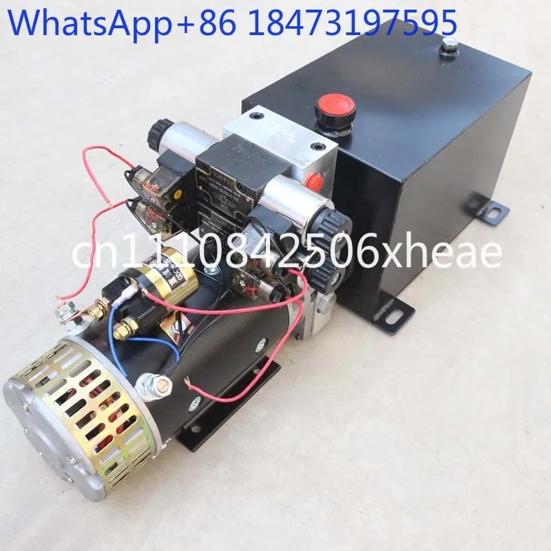 Power unit: 12V/24V for stackers, forklifts, double-acting hydraulic stations, electric cylinders
