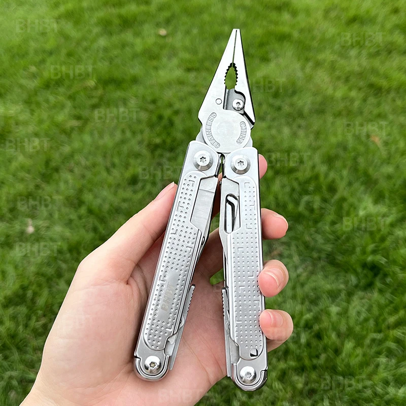 BHBT New 20-in-1 Folding Multi-Tool Pliers Scissors Pocket Knife EDC Outdoor Gear Carry-on Travel Camping Gear