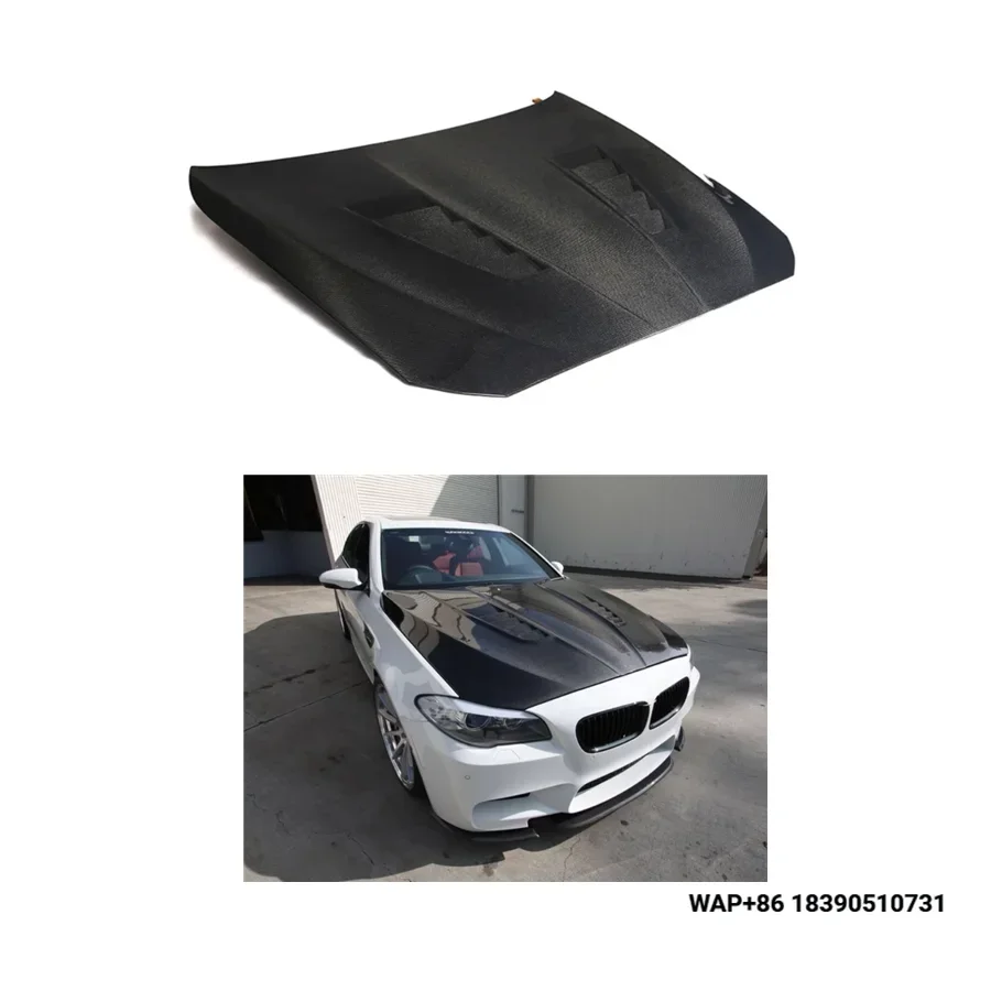 

Customized Carbon Fiber Engine Hood for F10 5 Series Upgrade Perfect Fitment F10 Carbon Hood