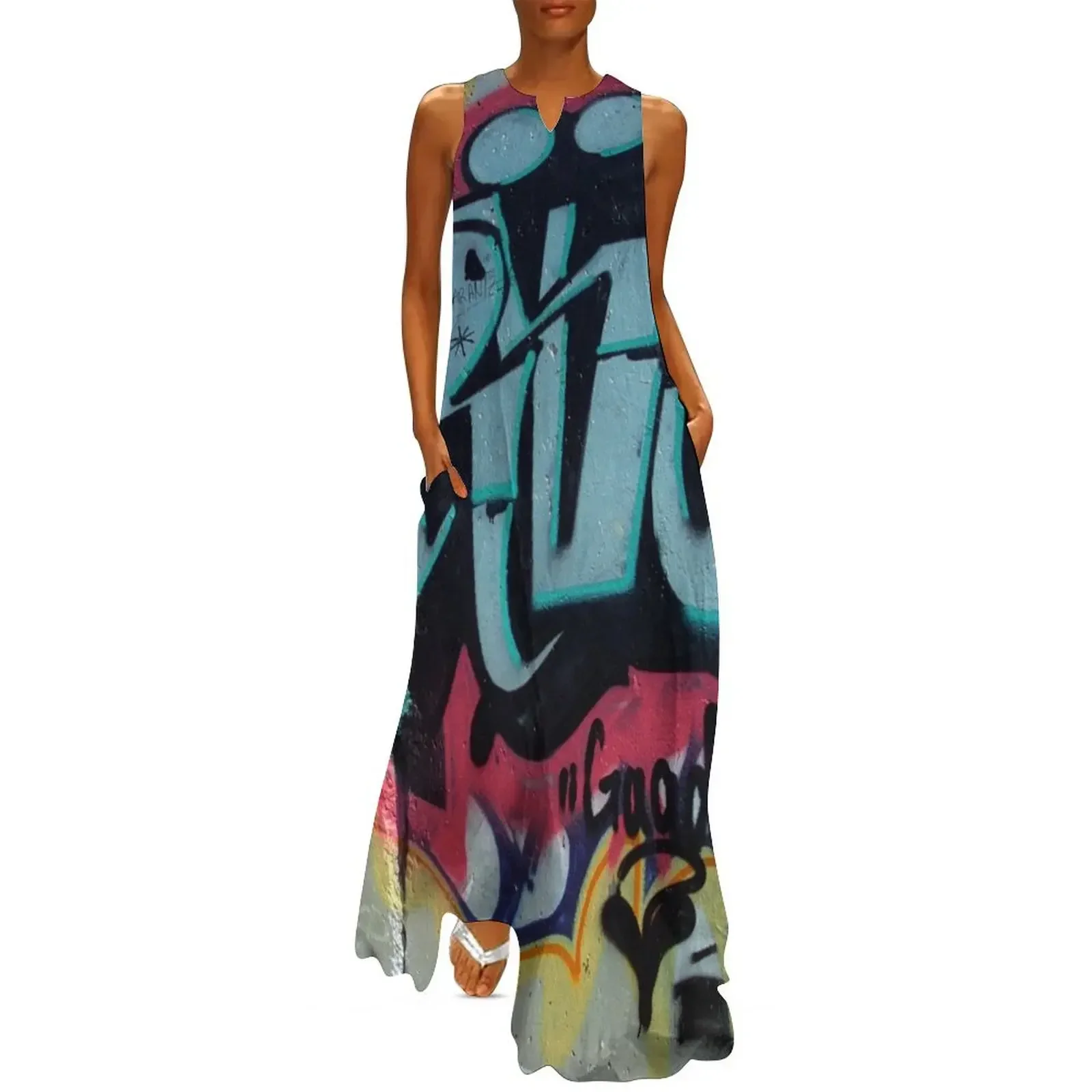 

Berlin Wall Graffiti Long Dress women formal occasion dresses long sleeve dress elegant dresses plus sizes sexy dress