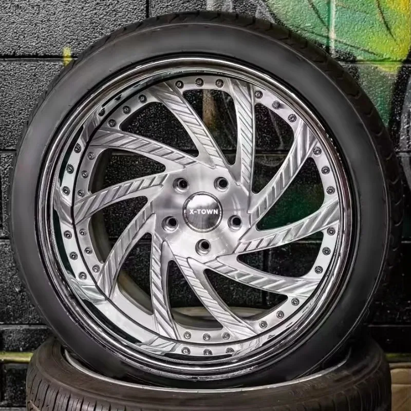 Bespoke Luxury Custom Forged Wheels Rims For Bentley Continental Bentayga For BMW G20 F35 F20 For Porsche 911 Cayenne Chrome