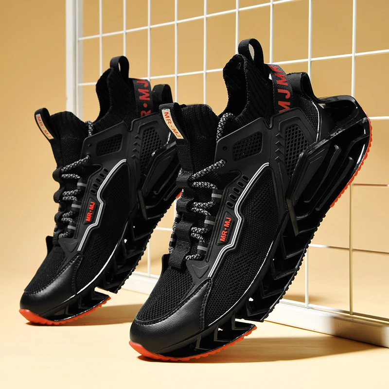 

Мужские кроссовки Blade Warrior в стиле ретро-камуфляж, модные, стильные, с высоким верхом, на толстой подошве, повседневные.