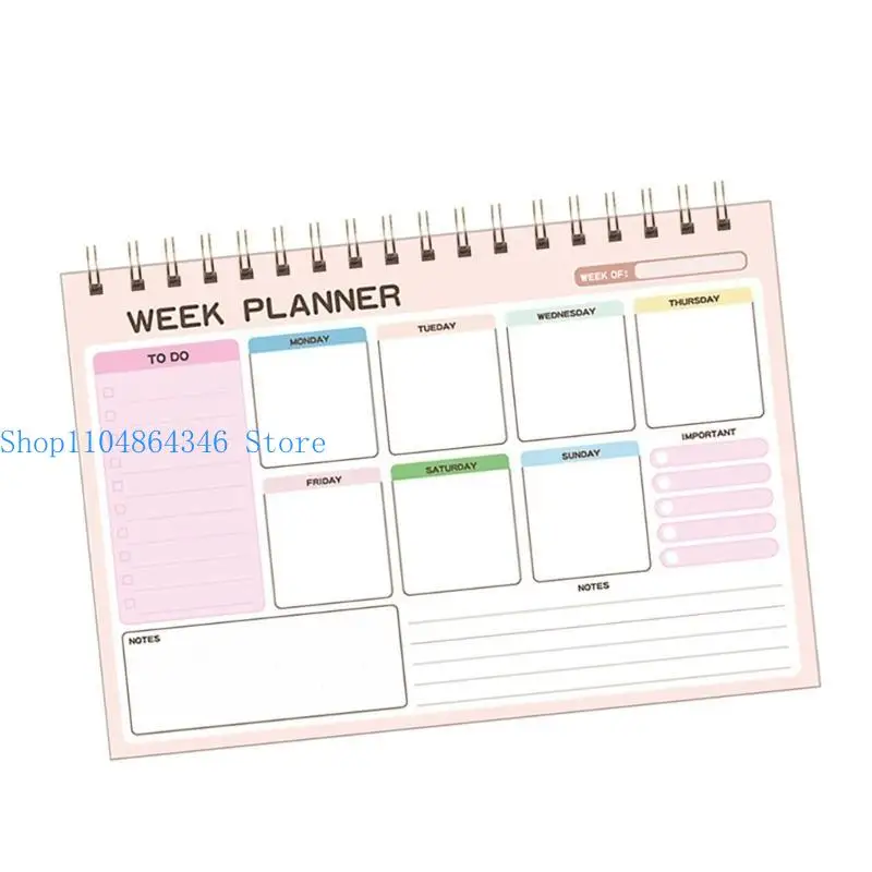 5ASD SPIRALS Блокноты 2025 Планировщик еженедельный планировщик еженедельный планировщик Daily Planner Planner