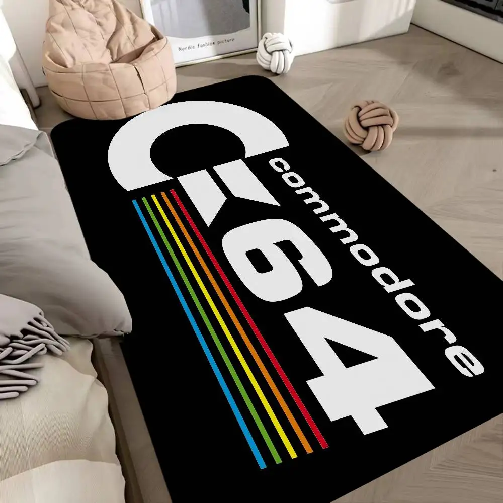Alfombra Commodore 64, estilo nórdico, para el hogar, para baño, dormitorio, decoración de hotel