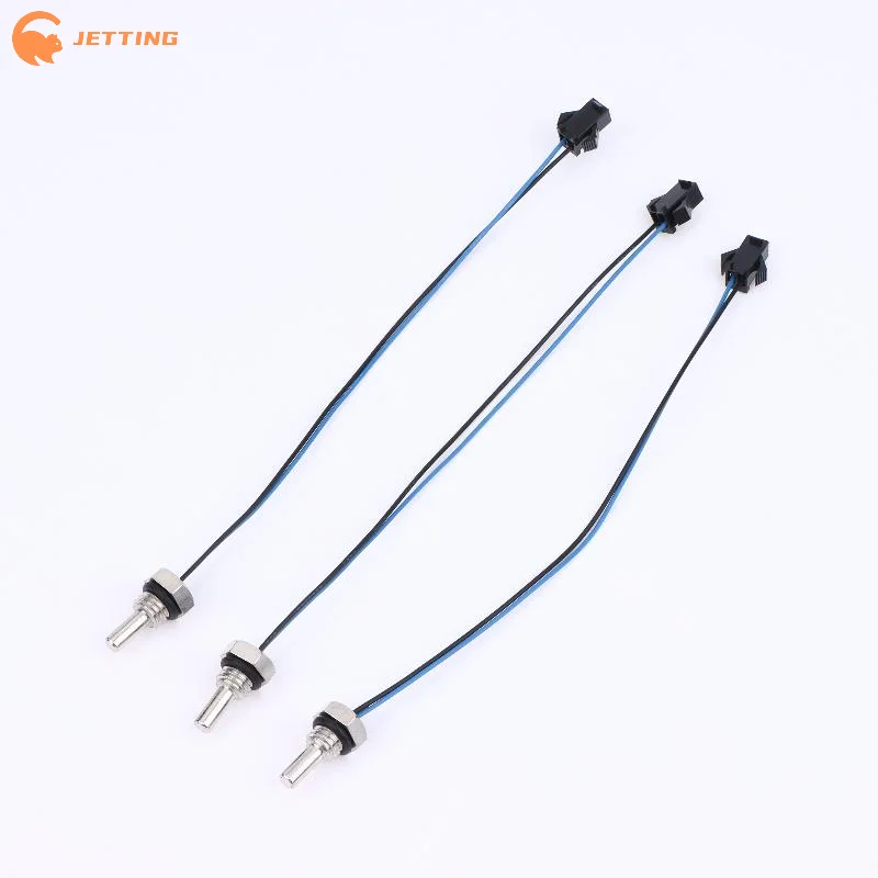 (New) 1/2/3Pcs NTC Thermistor Temperature Sensor M8 Thread 50K Thermistor Temperature Probe For Water Heater Wall-hung Boilers