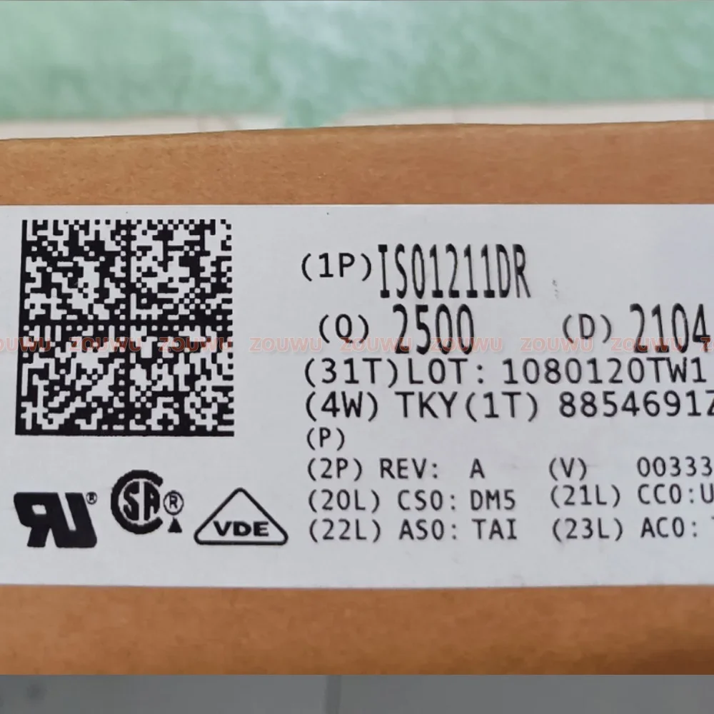 

5 шт./лот ISO1211D SOP8 1211 IC ISO1211DR обещание 100% оригинал, подлинный