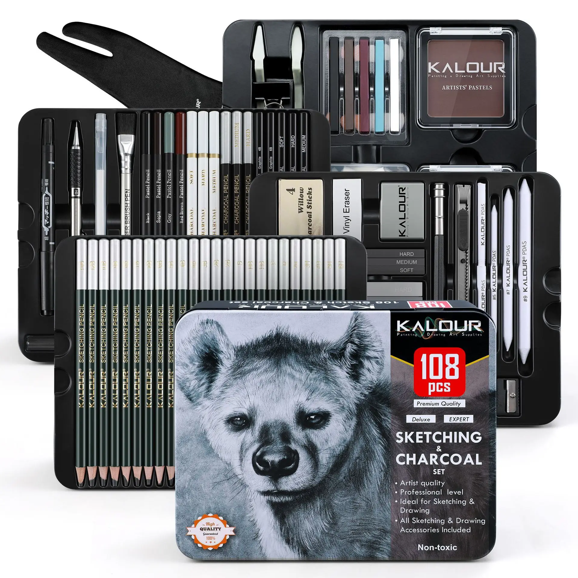 nuevo-set-de-dibujo-kalour-de-108-piezas-lapices-de-carbon-profesionales-de-nivel-maestro-suministros-de-arte-para-pintura-exquisita-caja-de-hierro-portatil-para-regalo