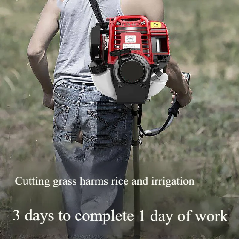 Factory Direct Large Power Four-stroke Back-mounted Grass Cutter Multi-functional Small Home Use Weed Cutter Machine