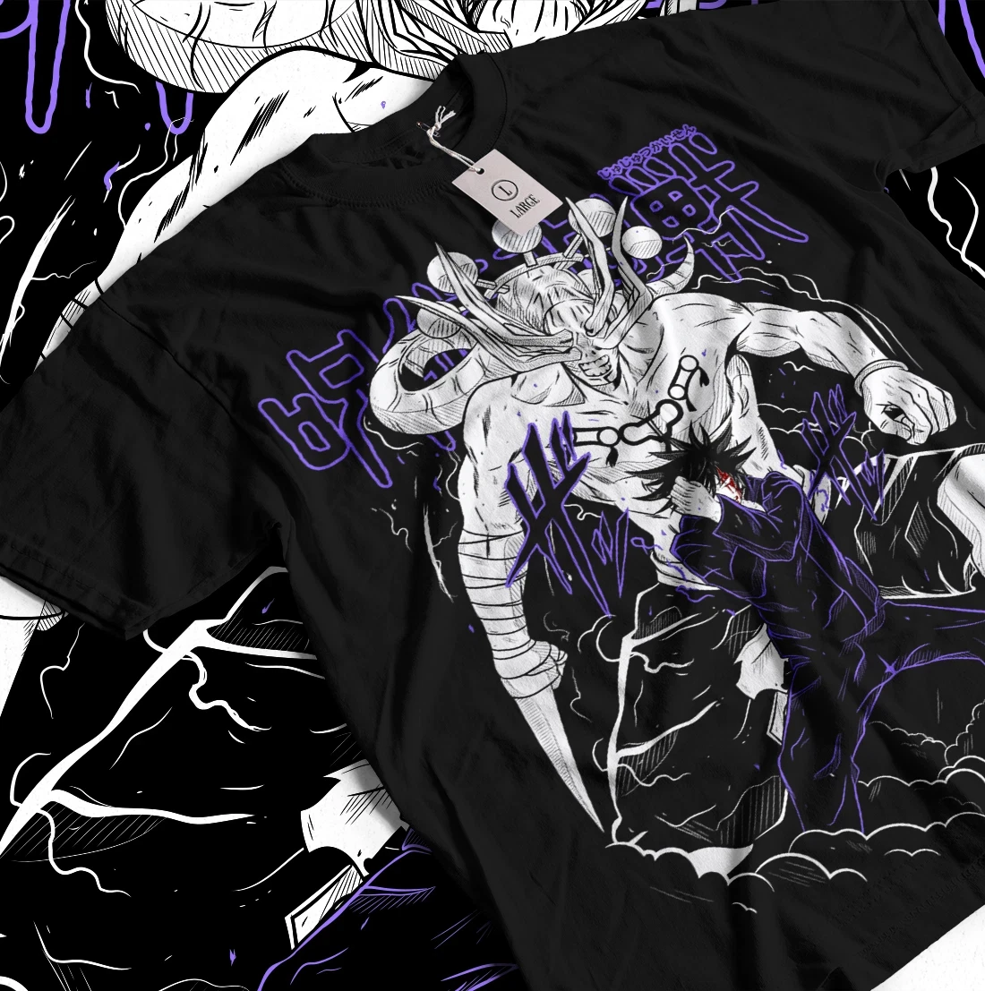 2026 Sommer Jujutsu Kaisen Anime Megumi Fushiguro Bedrucktes lockeres Kurzarm-T-Shirt aus reiner Baumwolle für Kinder, Unisex, lässig, locker geschnitten