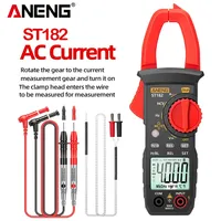 ANENG ST182 Digital Clamp Meter Multimeter  4000 Count AC/DC Voltage Ammeter Tester Amp Hz Capacitance NCV Ohm Test Tools