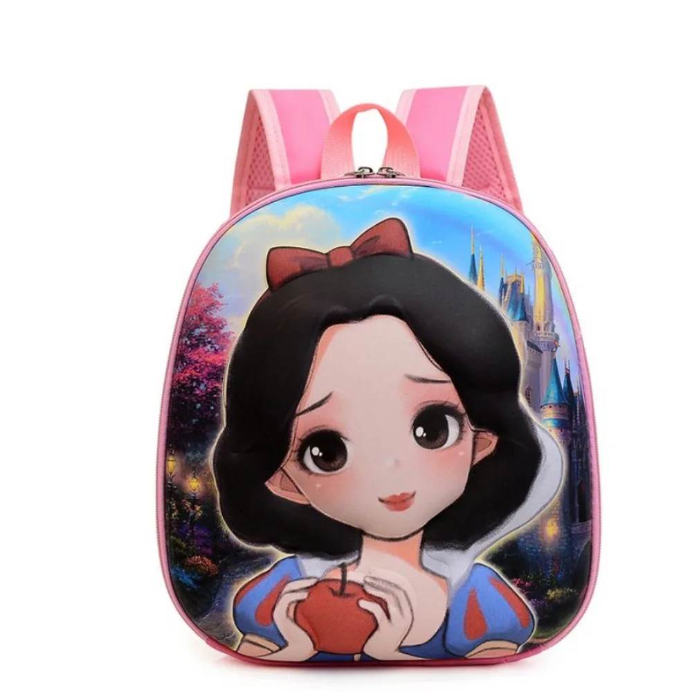 Snow White Cute Cartoon School Backpack for Children Aged 3-7 Waterproof Breathable Sweat Absorbing Fashion Comfortable Backpack