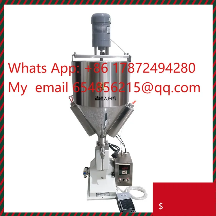 

Factory direct A02 heating filling machine essential oil honey toothpaste plaster glue quantitative filling machine