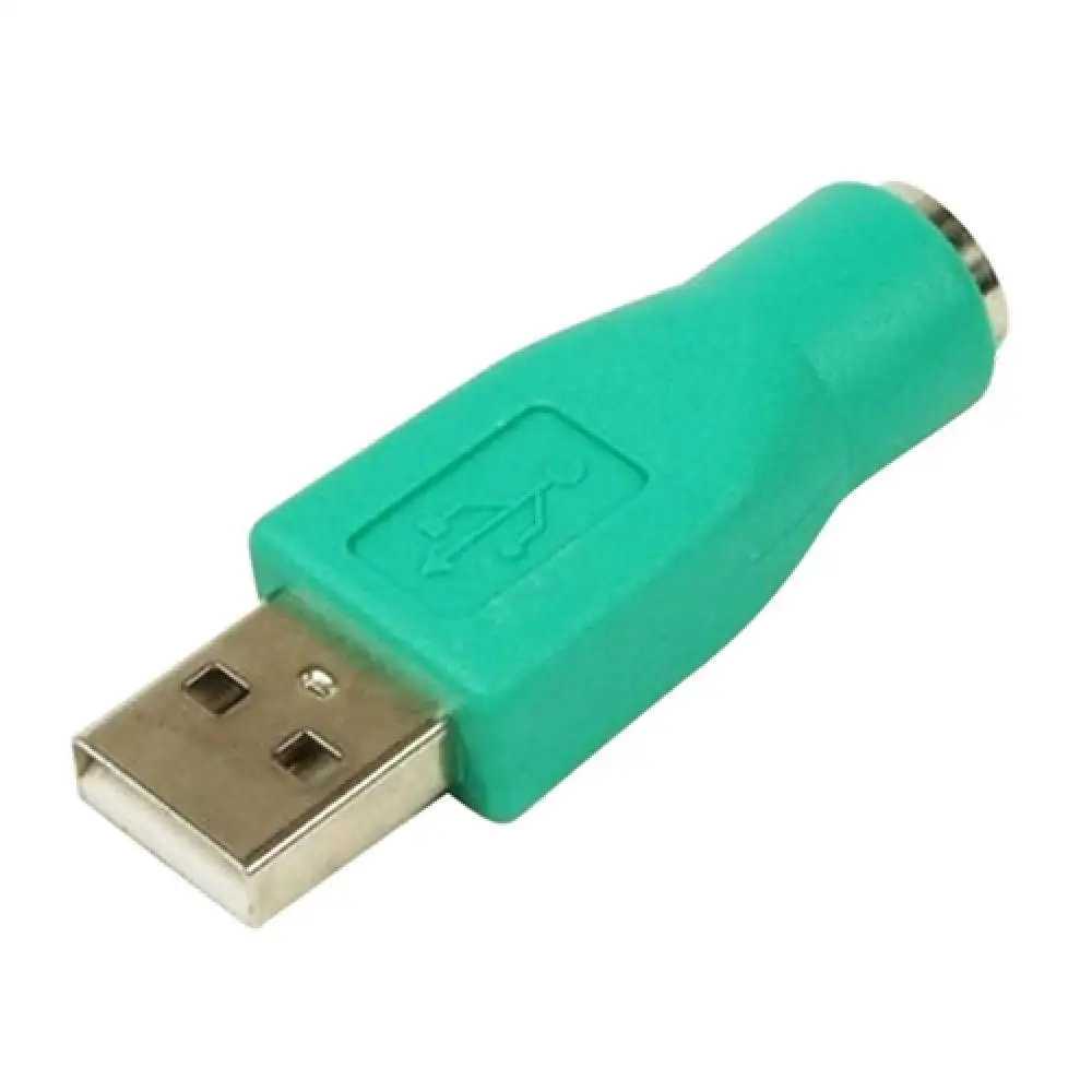 Cool Green USB Male to PS2 Female Convertor Adapter for Keyboard Mouse