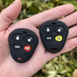 For Dodge Viper EZSDEI474V Keyless Entry Remote 4 Buttons Silicone Car Key Case Cover Protection Skin Holder Bag Accessories