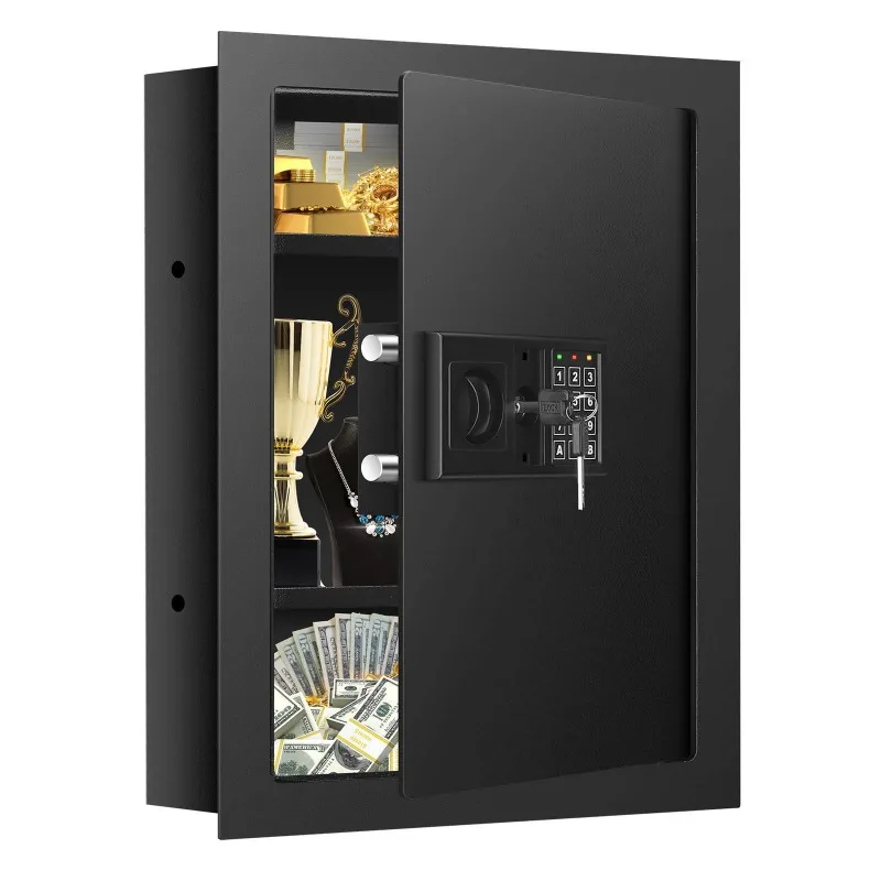 

A high-tech smart safe with voice activation for hands-free operation, a modern home security solution