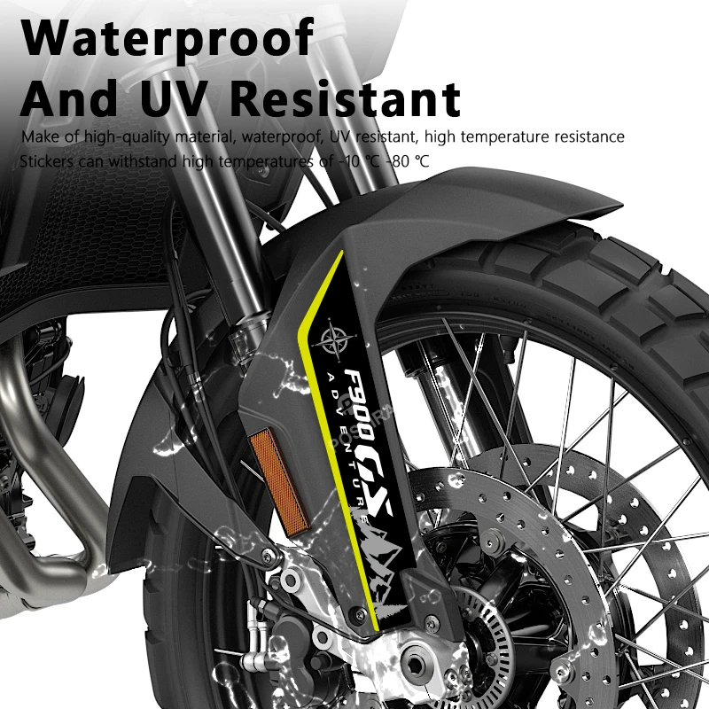 POSFIRA دراجة نارية الجبهة الحاجز ملصقات ملصق حائط من الفينيل لسيارات BMW F900GS F 900 F900 GS Adventure 2026 2025 2024 اكسسوارات الطين
