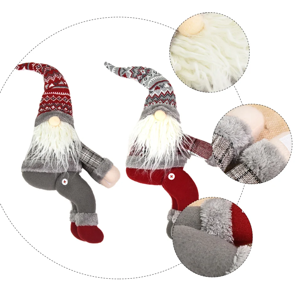 

2Pcs Christmas Curtain Buckle Xmas Decoration Bright Color Curtain Tiebacks for Home Shop Living Room Festive Ornament