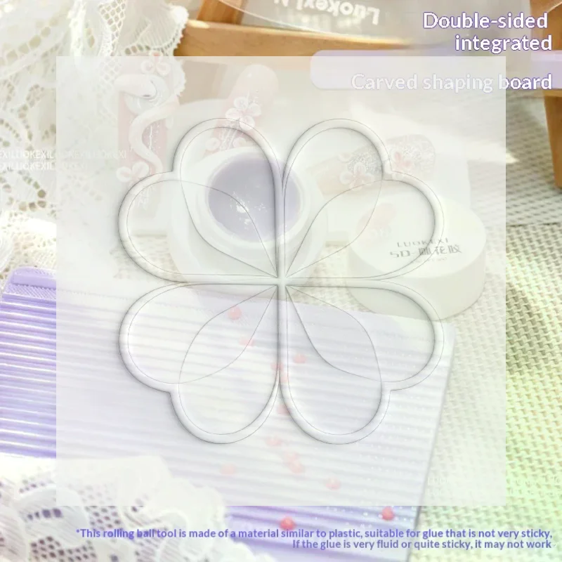 Rubbing Strip Ball Mould Soft Ceramic Optional 2-4mm Diameter Easy Demold Craft Tool for DIY Scrapbooking Art Creation