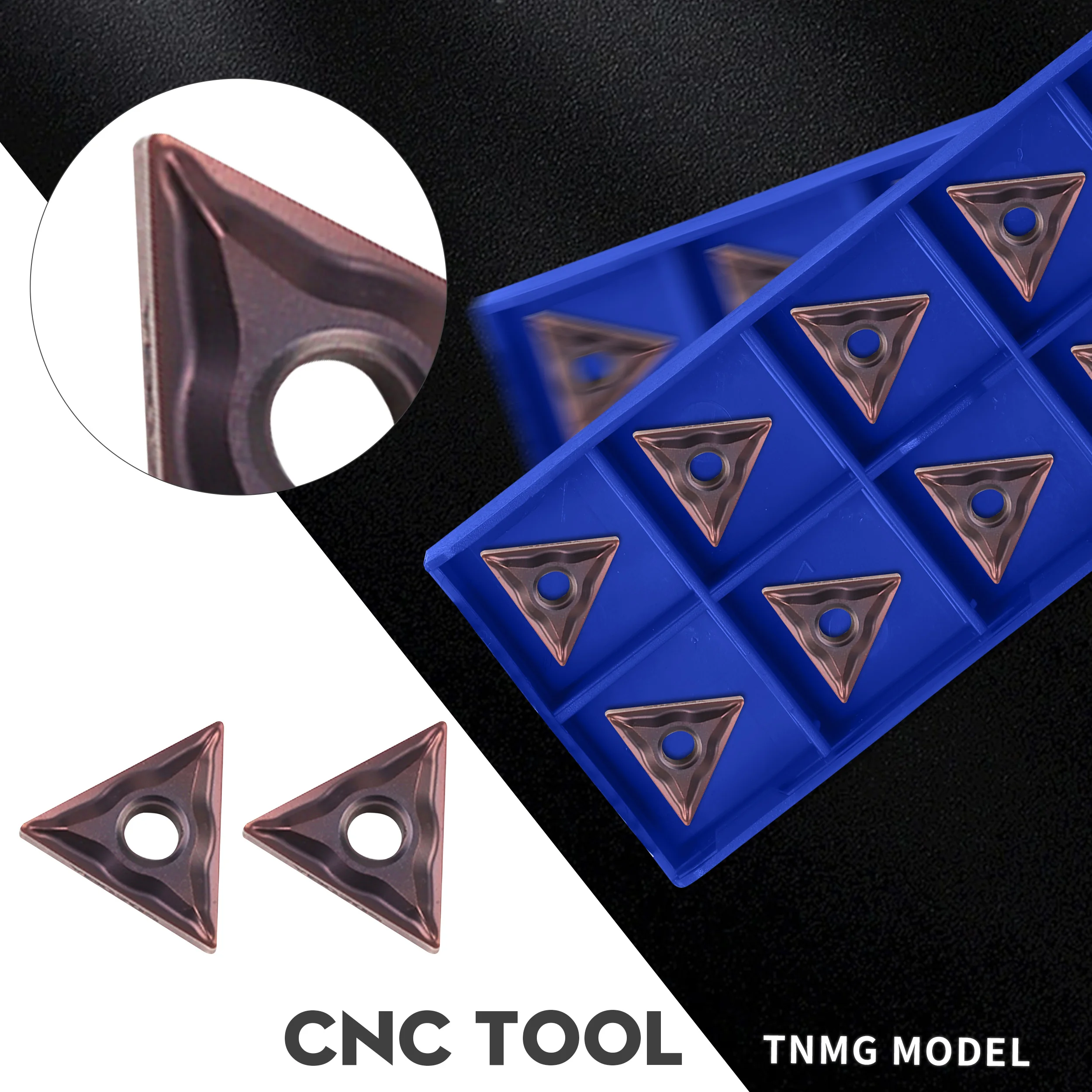 TNMG160408-EM TNMG160408-EF YBG205 Carbide CNC lathe turning insert machine tool processing for super alloy and steel (milling)