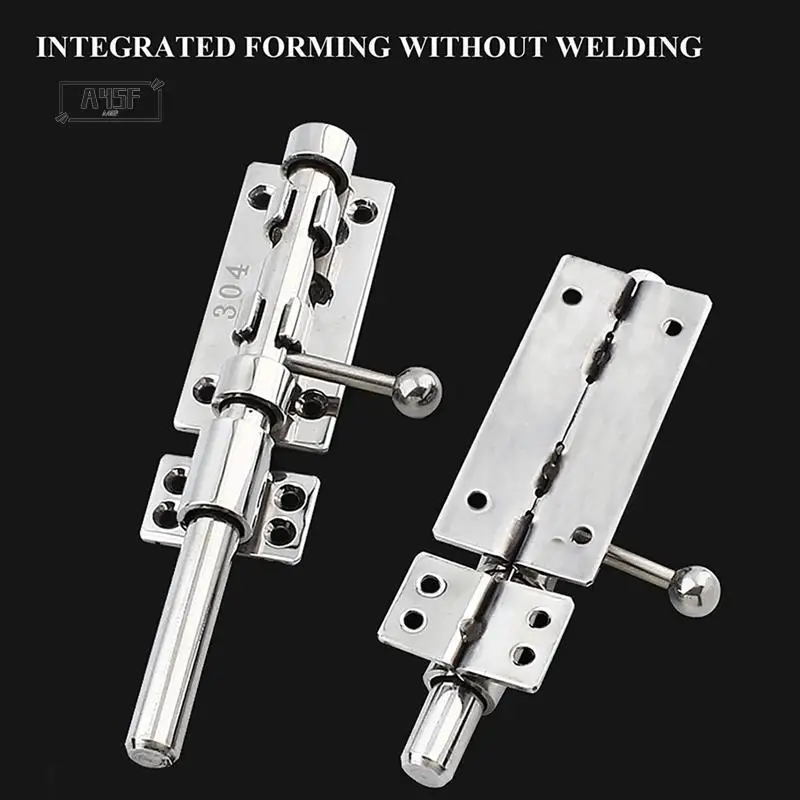 

A45F-Slide Bolt Gate Latch Barrel Bolt Latch Heavy Duty Door Security Lock Thickened Door Latches Hardware For Barn Etc
