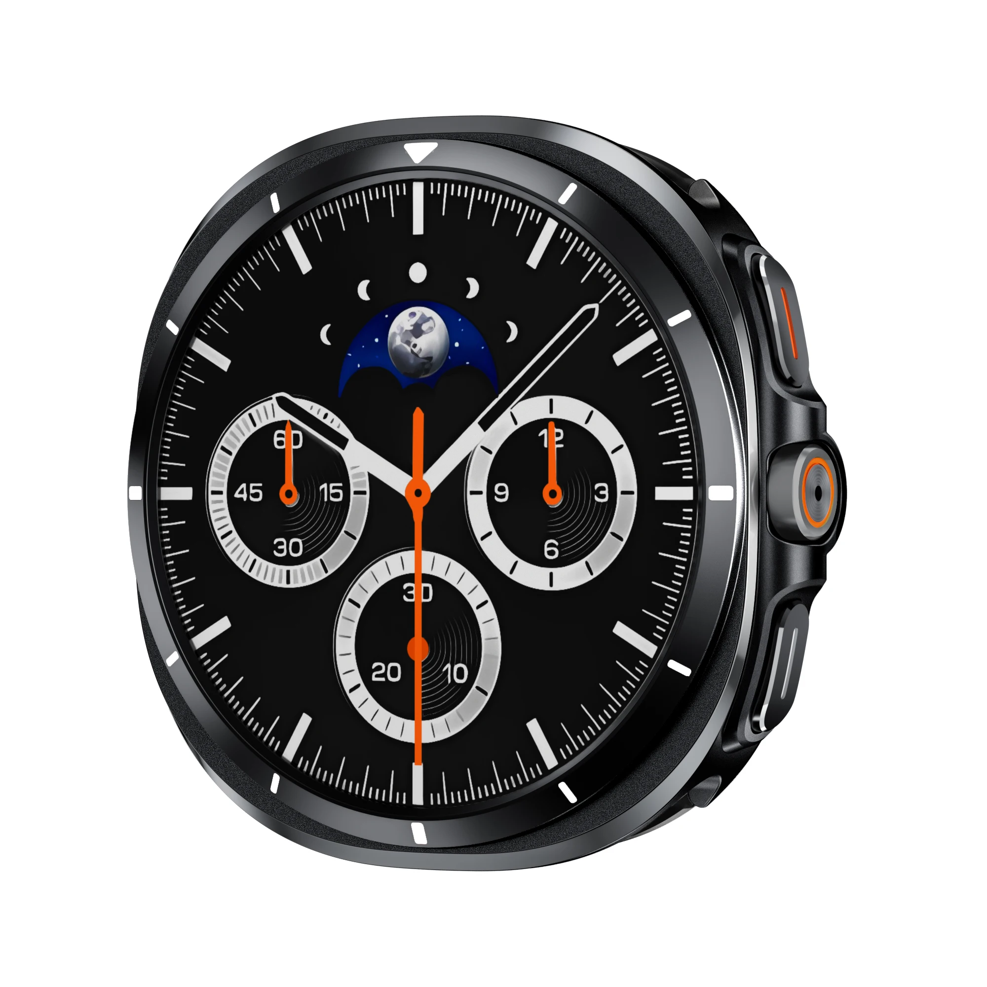Robustes Gehäuse, kompatibel mit Samsung Galaxy Watch 8 40 mm 44 mm, mit rückseitiger Abdeckung, Metallstoßstange, ultradünne, stoßfeste Schutzhülle – Detail 14