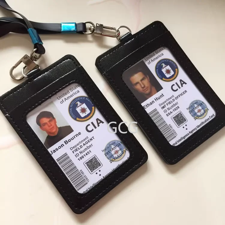 

Jason Bourne Ethan Hunt Spy Cosplay Kit Adjustable ID card Reel Tactical Lanyard Custom Secret Agent Accessory Gift Set