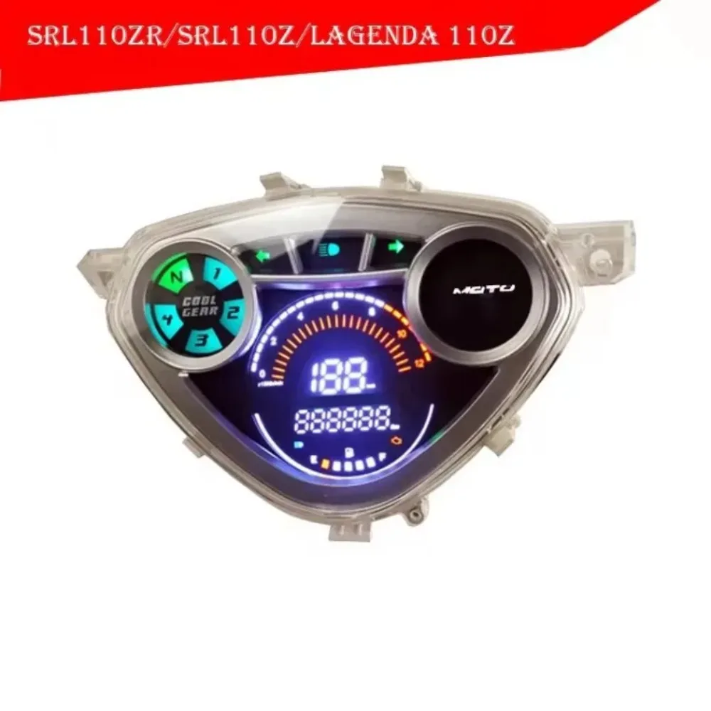 SLin Autoparts Store Modification ZR110 ZR LAGENDA 110Z Motorcycle Digital Speedometer Odometer 12000 RPM Instrument Speed Meter