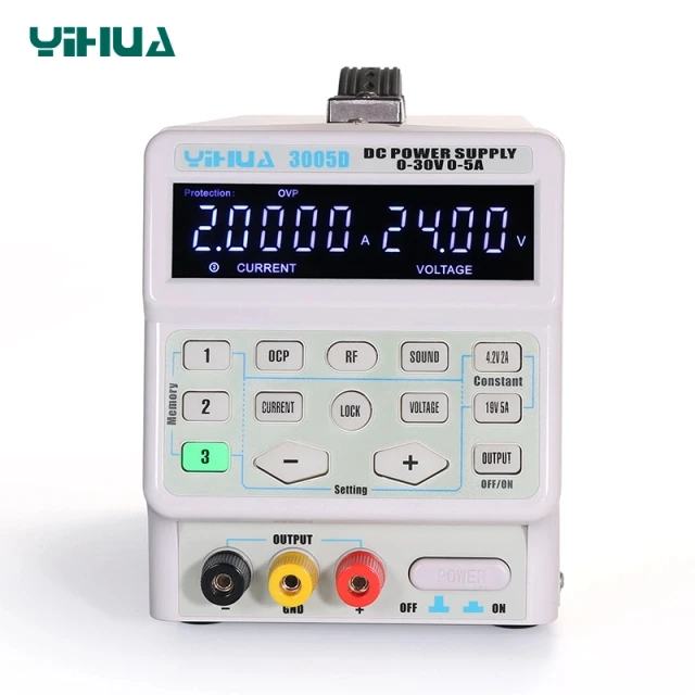 YIHUA 150W 3005D 5A 30V DC Power Supply Adjustable Laboratory Power Supply Digital Program-Controlled  Switching Power Supply