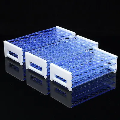 Plastic 3 Layers Lab Test Tube Rack Holder Centrifugal Pipe Stand 40/50 Holes