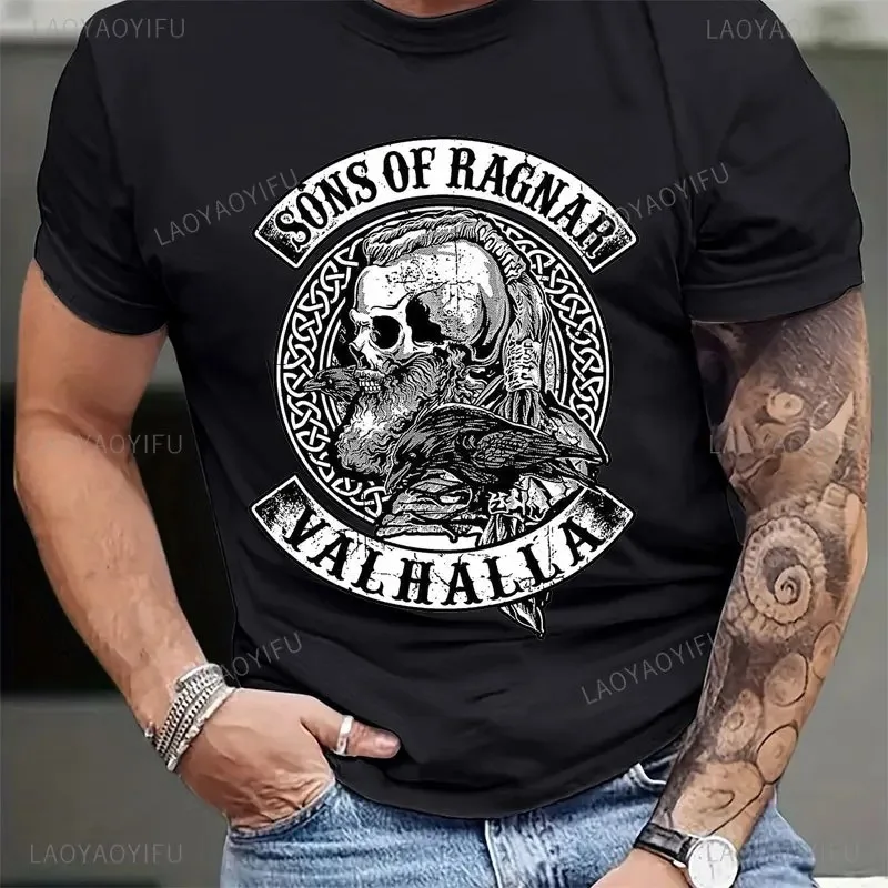 2024 Sons of Odin Valhalla Viking Unisex Modal Tshirt Vi king Gift Viking American Germany Man Tshirt Wir Bleiben Germanen Tops